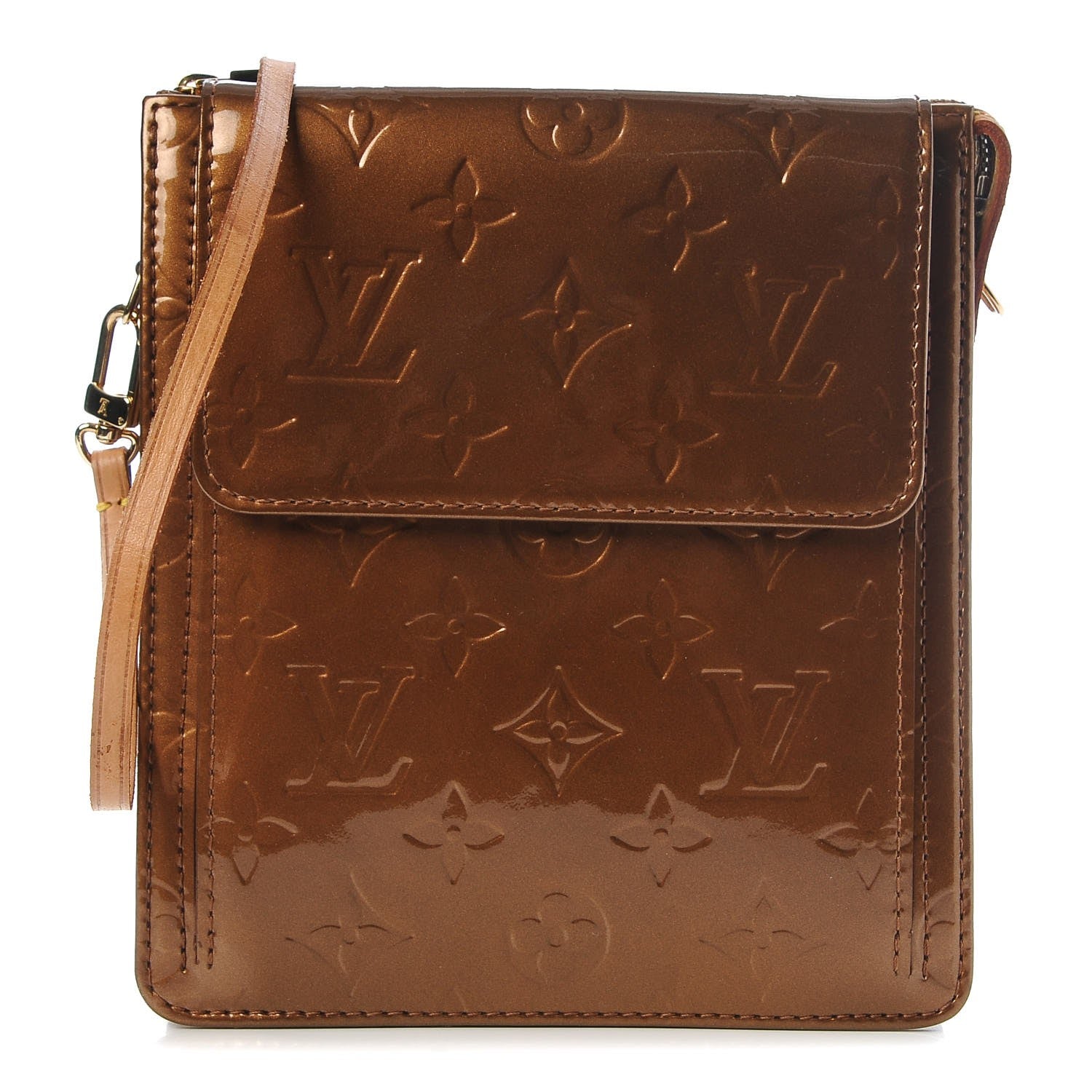 Louis Vuitton Vernis Mott Bronze 1 of 7