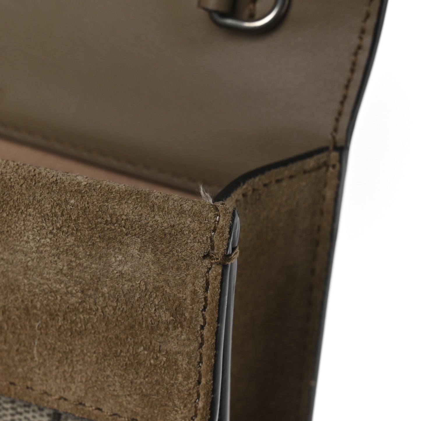 GG Supreme Monogram Super Mini Dionysus Shoulder Bag Taupe