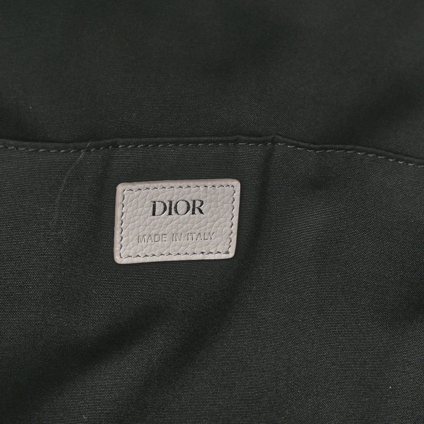 Oblique Calfskin Rider Backpack Beige