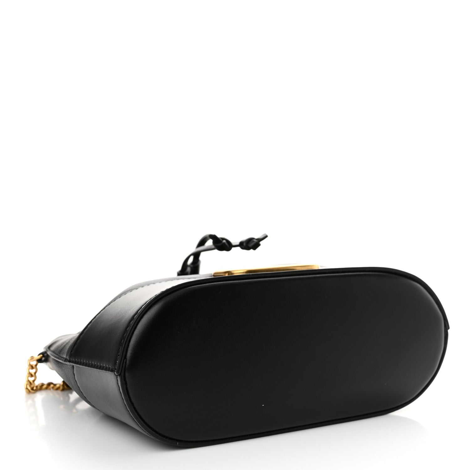 Valentino Garavani Nappa Mini VLogo Signature Bucket Bag Black 4 of 13