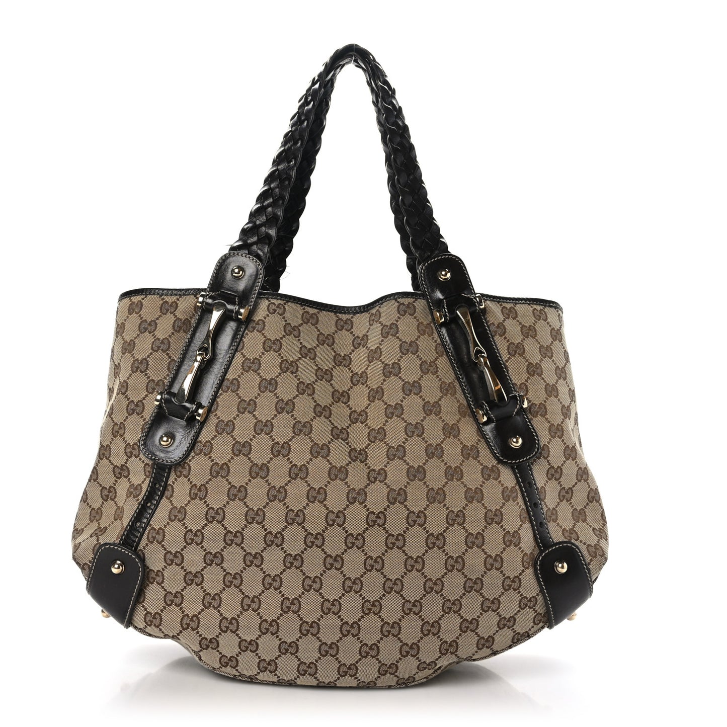 Monogram Medium Pelham Shoulder Bag Dark Brown