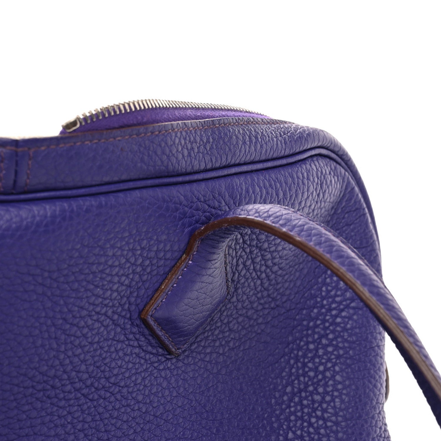 Hermes Taurillon Clemence Victoria Elan 38 Iris 12 of 13