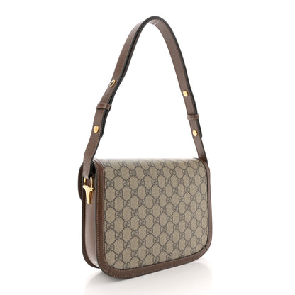 Gucci GG Supreme Monogram Horsebit 1955 Shoulder Bag Beige Brown Sugar 3 of 11
