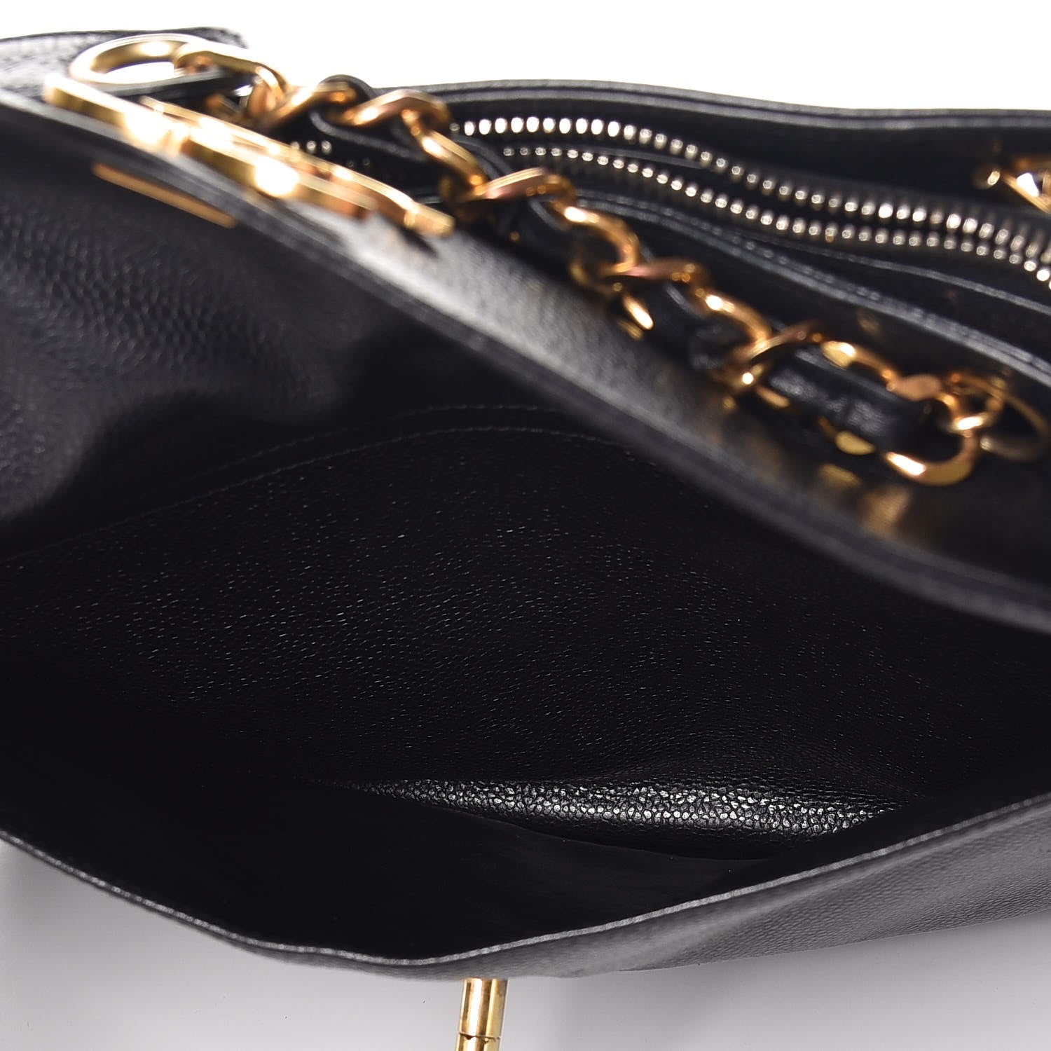 Chanel Caviar Flap Shoulder Bag Black 10 of 24