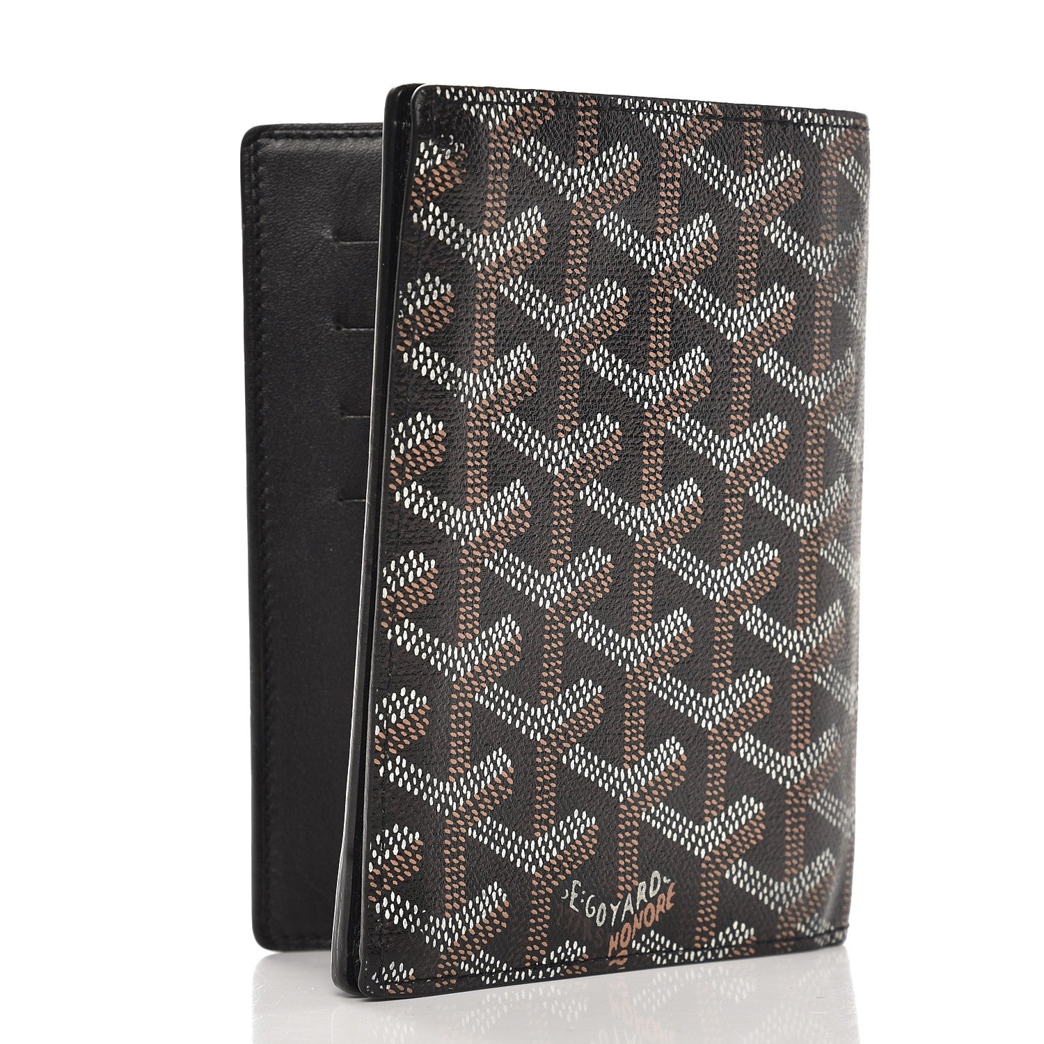 Goyard Goyardine Pocket Organizer Wallet Black 3 of 9