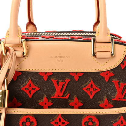 Louis Vuitton Monogram Tuffetage Deauville Cube Red 12 of 17
