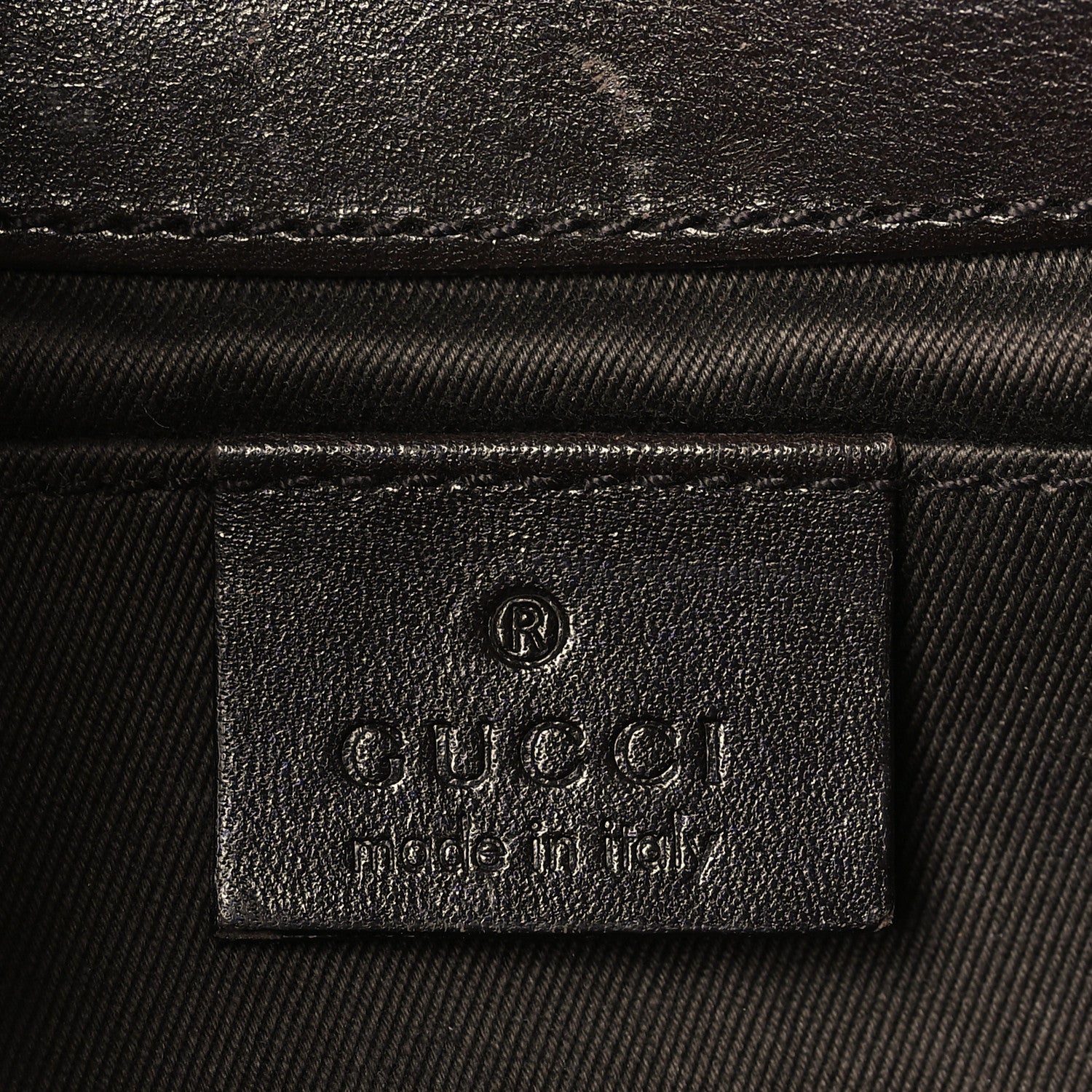 Gucci Monogram Studded Small Horsebit Clutch Dark Brown 6 of 10