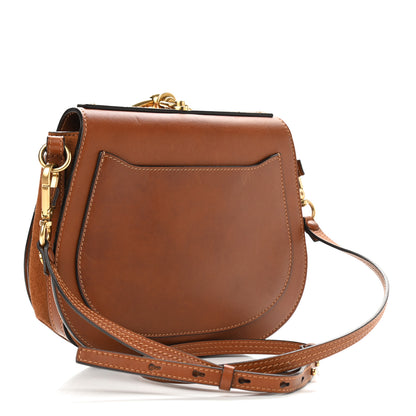 Chloe Calfskin Suede Medium Nile Bracelet Bag Caramel 3 of 12