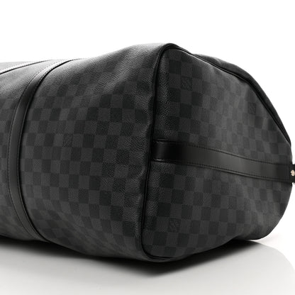 Louis Vuitton Damier Graphite Keepall Bandouliere 55 9 of 10