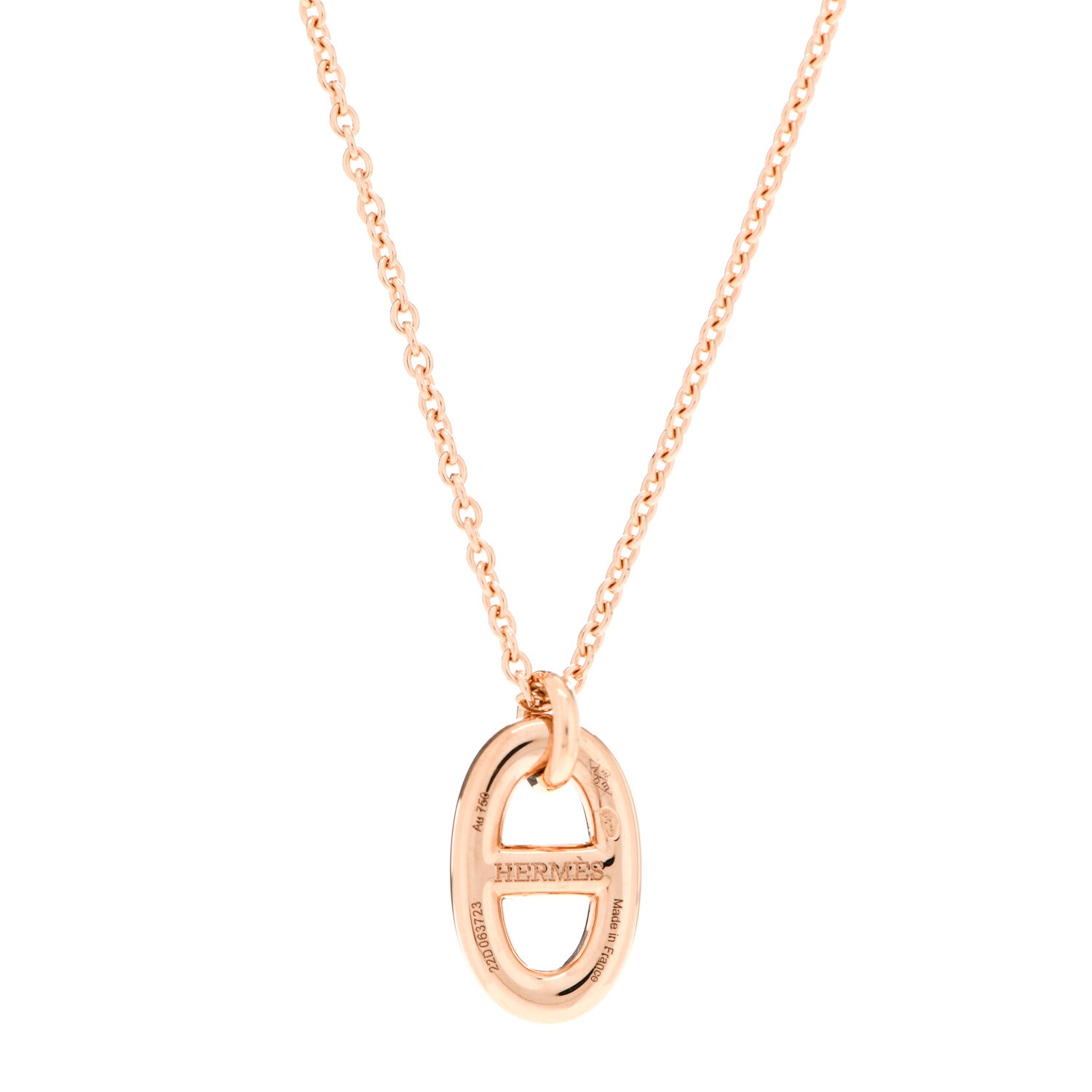 Hermes 18K Rose Gold PM Farandole Pendant Necklace 4 of 5