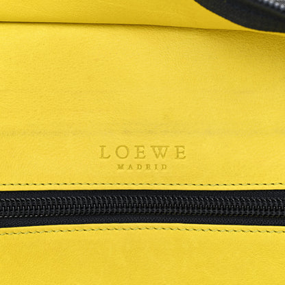 Loewe Suede Calfskin Amazona Yellow Black 5 of 15