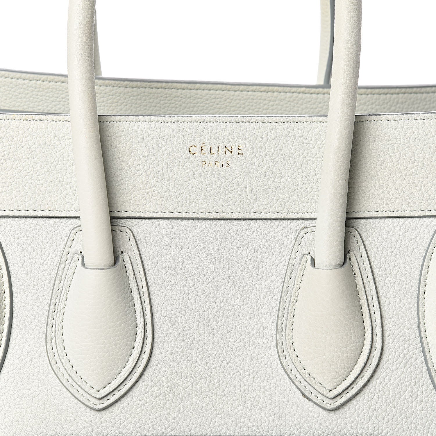 Celine Drummed Calfskin Micro Luggage Jade 8 of 10