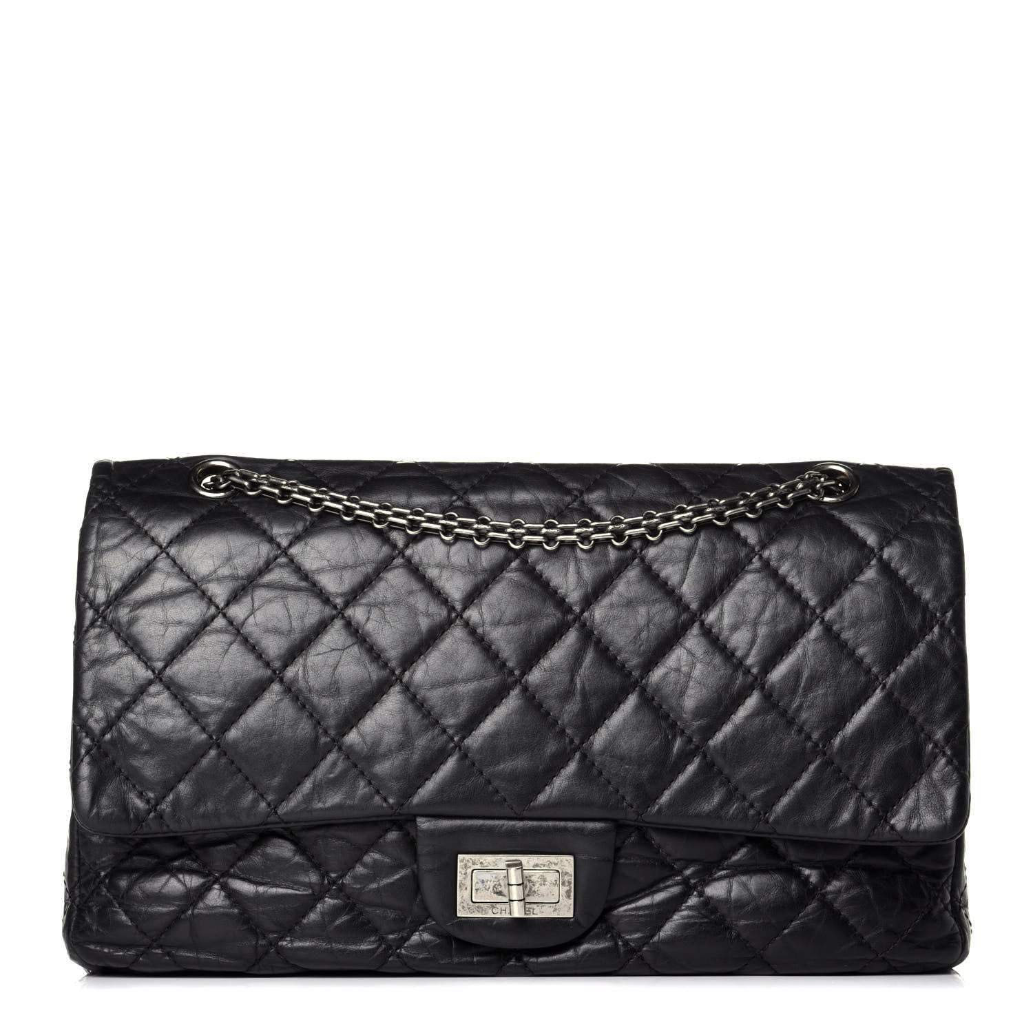 Chanel Aged Calfskin Quilted 2.55 Reissue 227 Flap Black 1 of 9