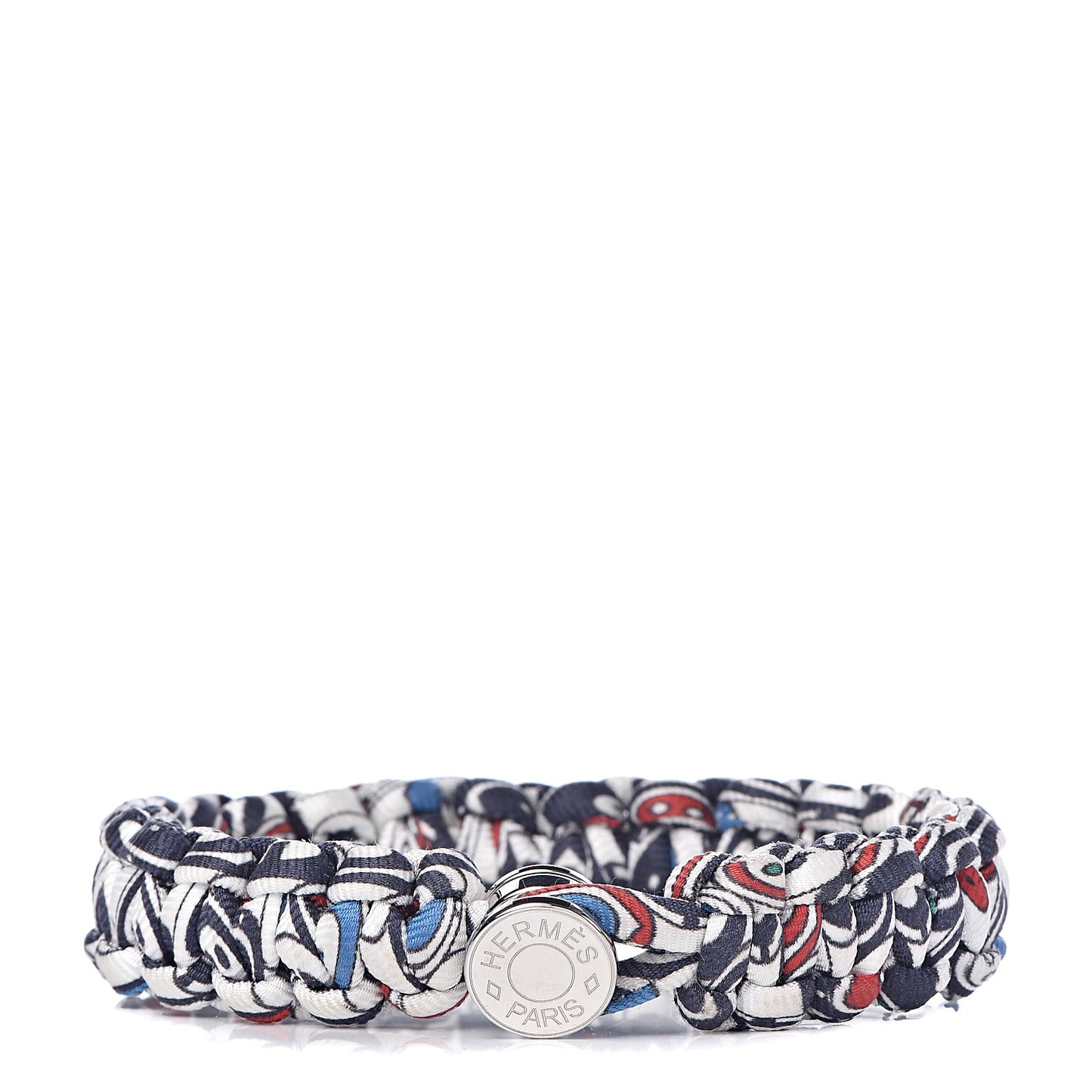 Silk Twill Kid Bracelet White Multicolor