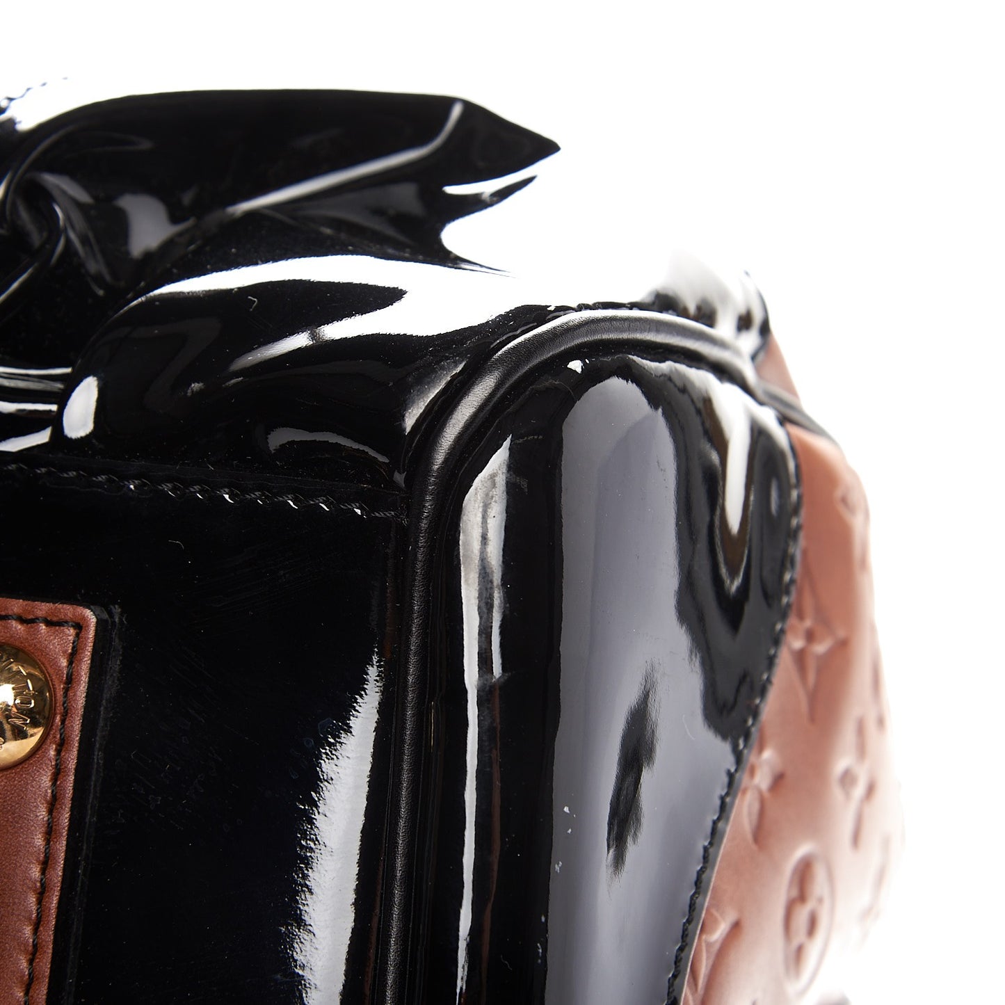 Cuir Embossed Monogram Stephen Bag Fauve