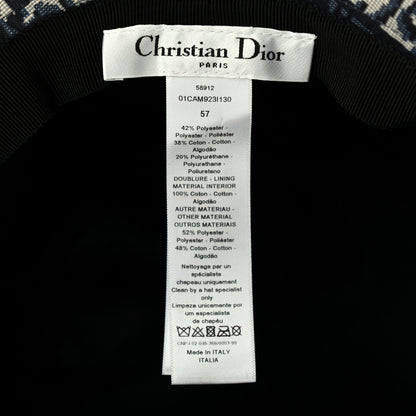 Christian Dior Camouflage Logo Bucket Hat 57 Blue 5 of 5