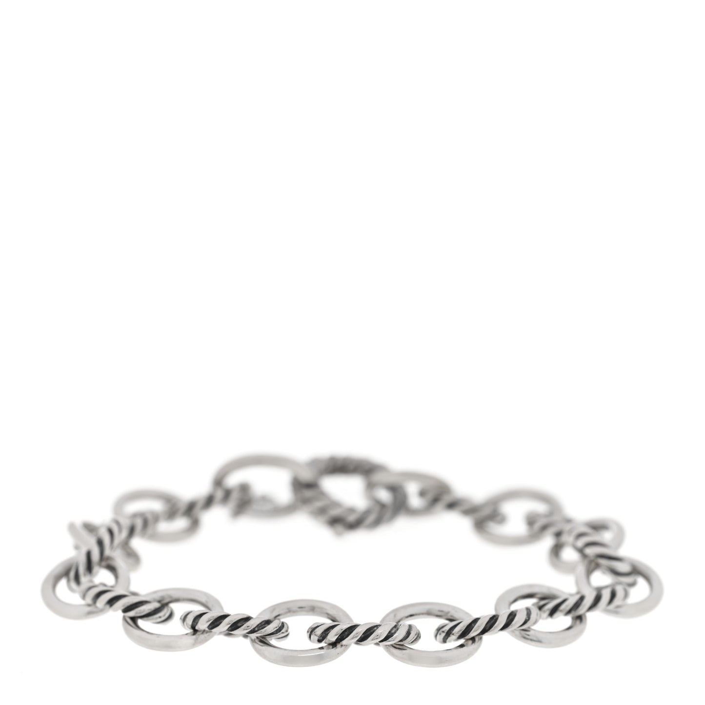Sterling Silver 10mm Medium Oval Link Bracelet