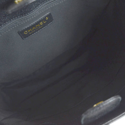 Chanel Caviar Petit Shopping Tote PST Black GHW 7 of 11
