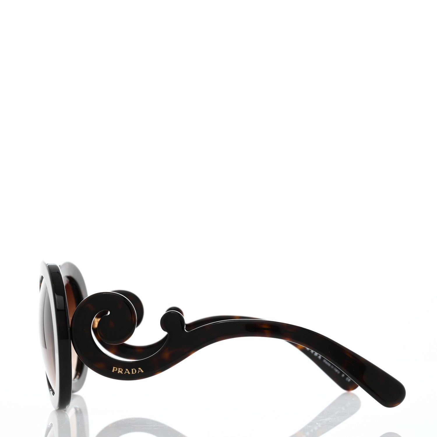 Prada Baroque Sunglasses SPR 27N Tortoise 3 of 8