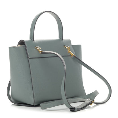 Celine Grained Calfskin Nano Belt Bag Mineral 2 of 5