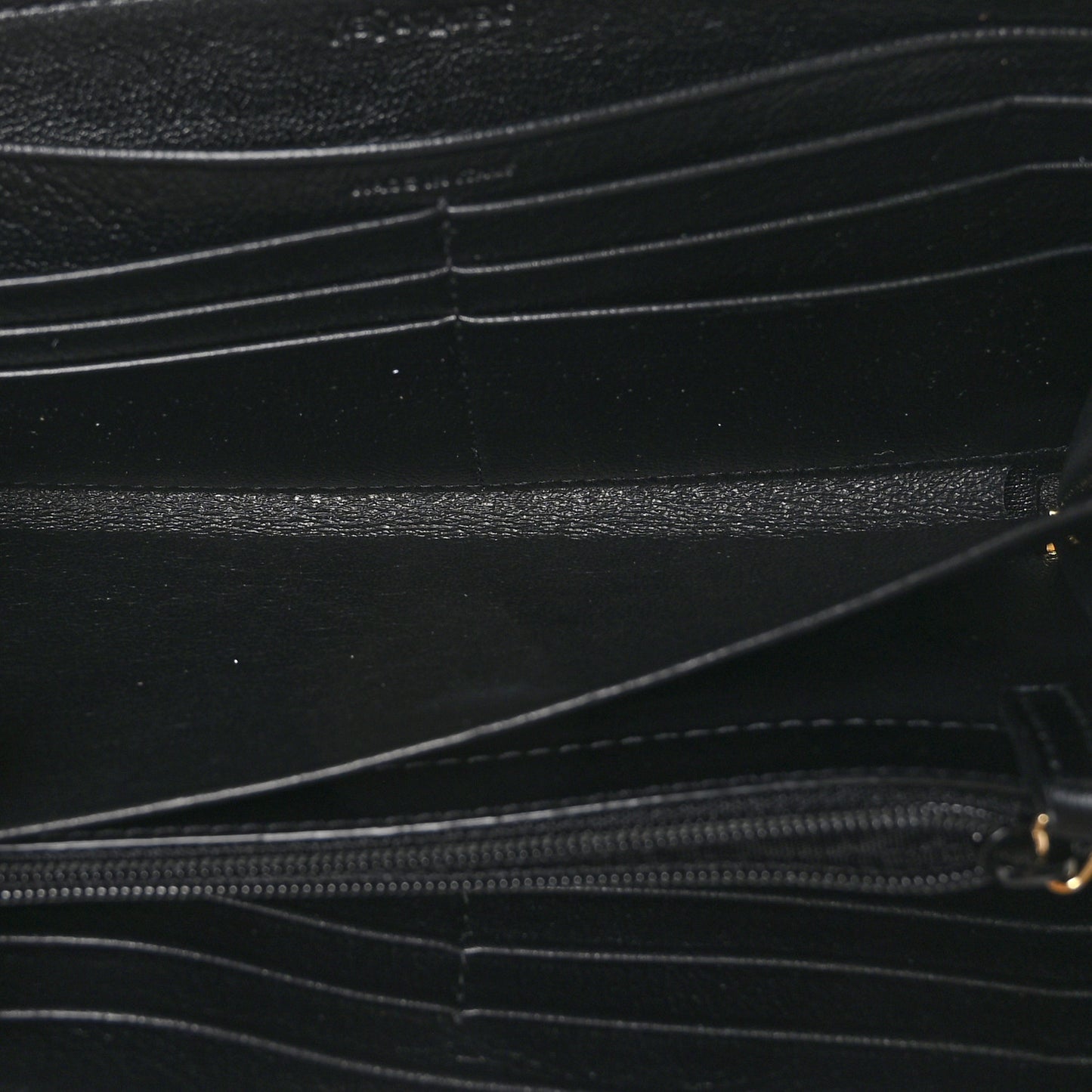 Chevre Belle De Jour Zip Around Wallet Black