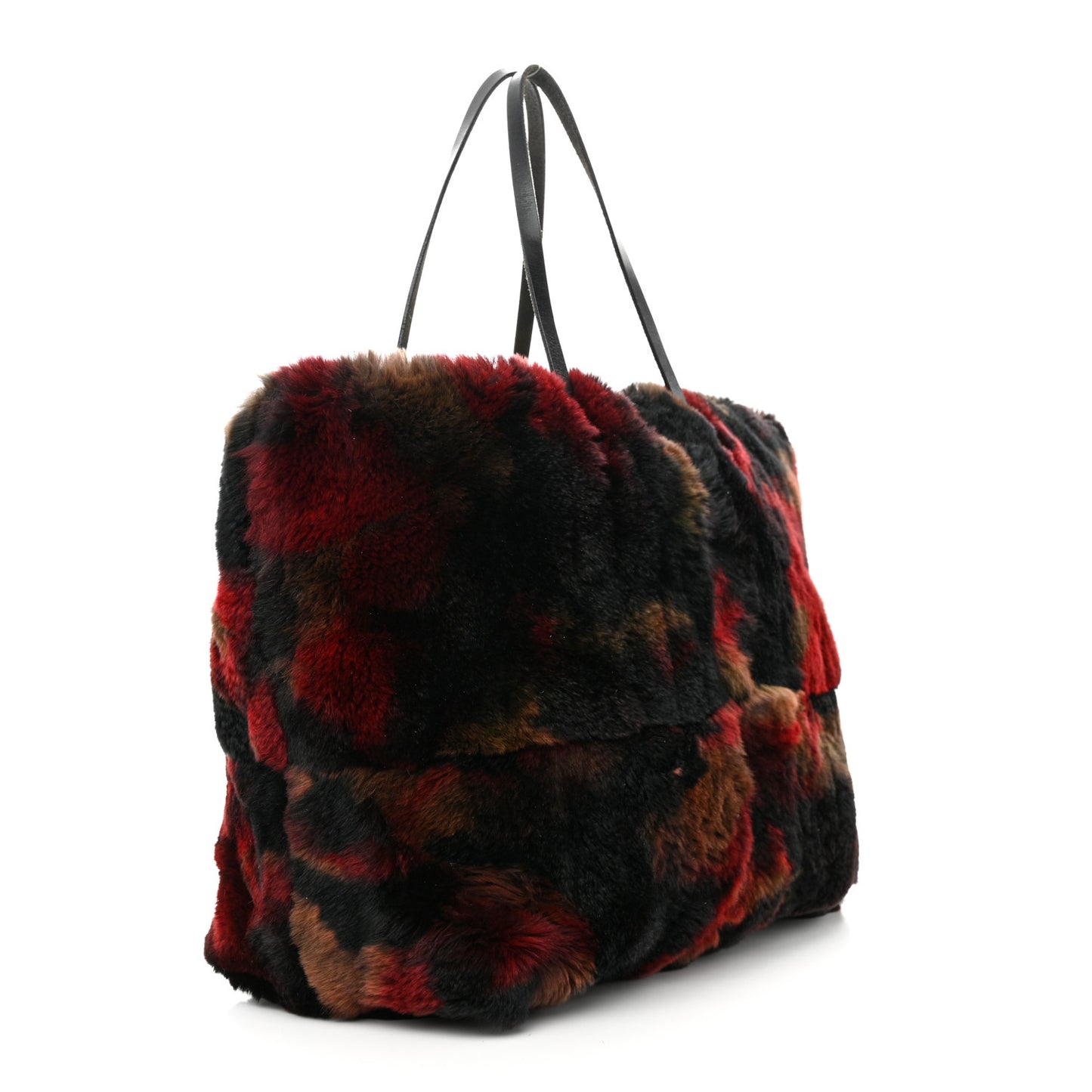 Fur Medium Shopping Tote Multicolor