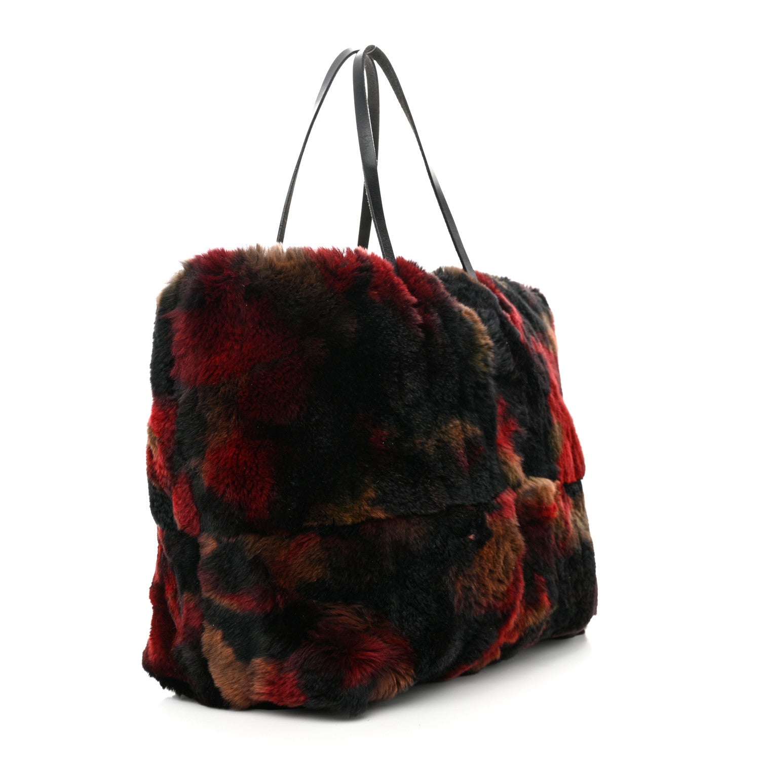 Fendi Fur Medium Shopping Tote Multicolor 3 of 9