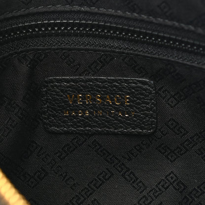 Versace Grained Calfskin La Medusa Pouch Black 7 of 10