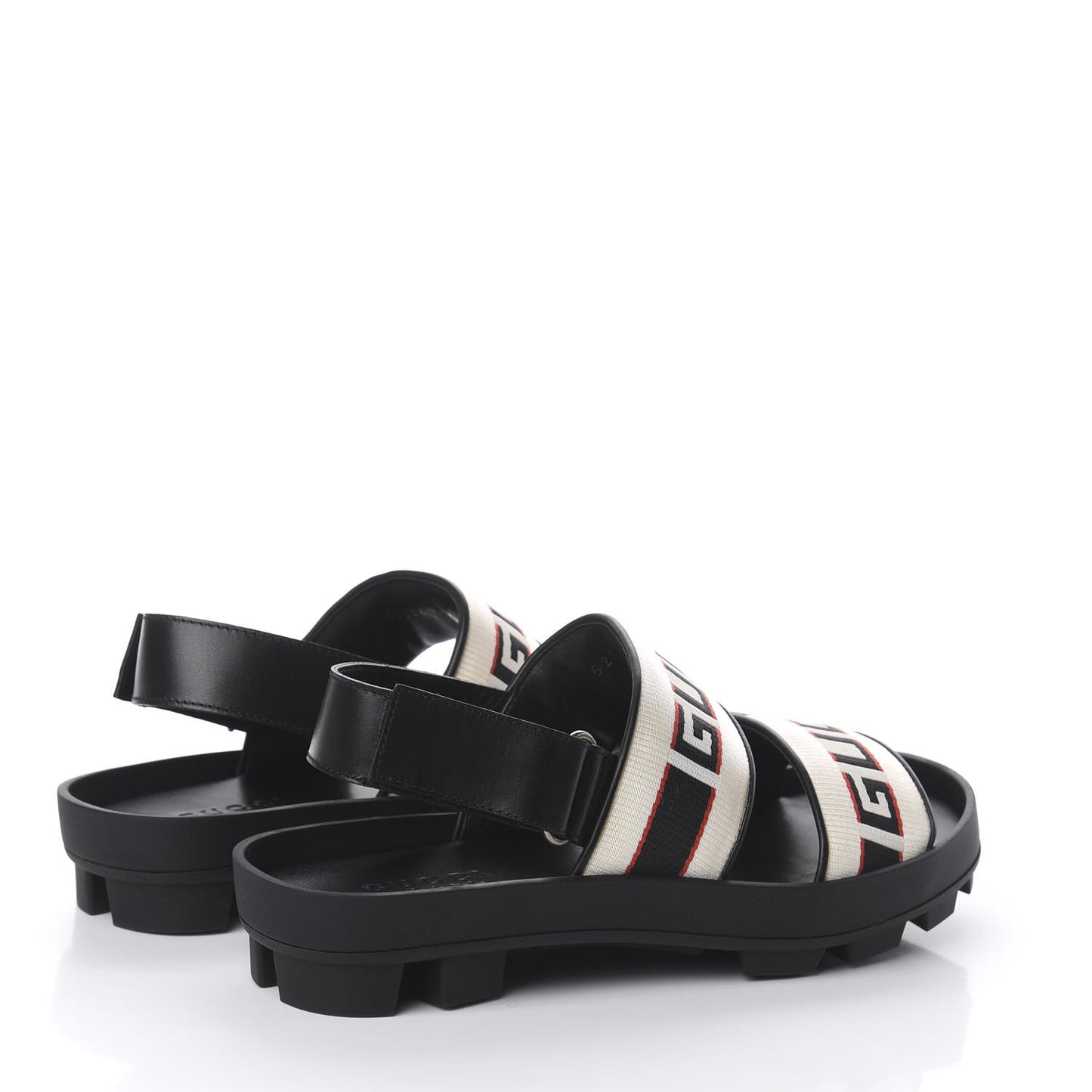 Nylon Cirano Lux Stripe Mens Cleat Sole Slingback Sandals 7 Ecru Poppy Black