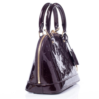 Louis Vuitton Vernis Alma BB Amarante 3 of 8
