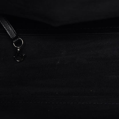 Chanel Caviar Extra Large Studded Deauville Tote Black 8 of 9