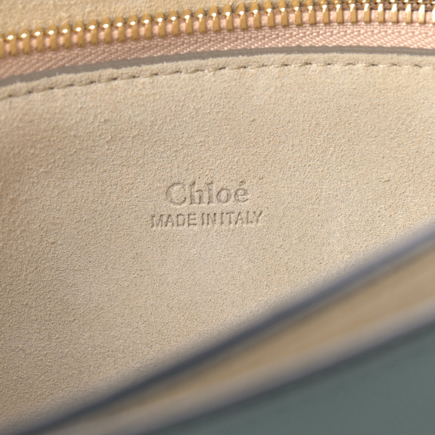 Calfskin Suede Medium Faye Shoulder Bag Cloudy Blue
