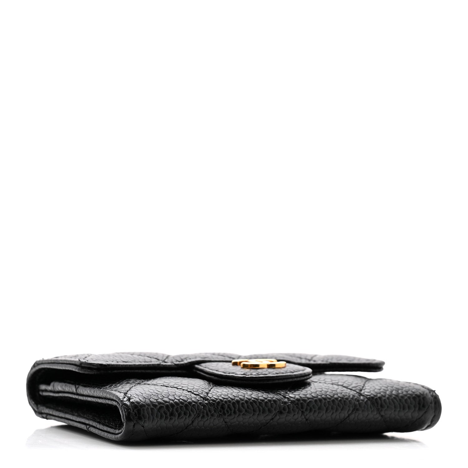 Chanel Caviar Quilted Flap Card Holder Black 3 of 9