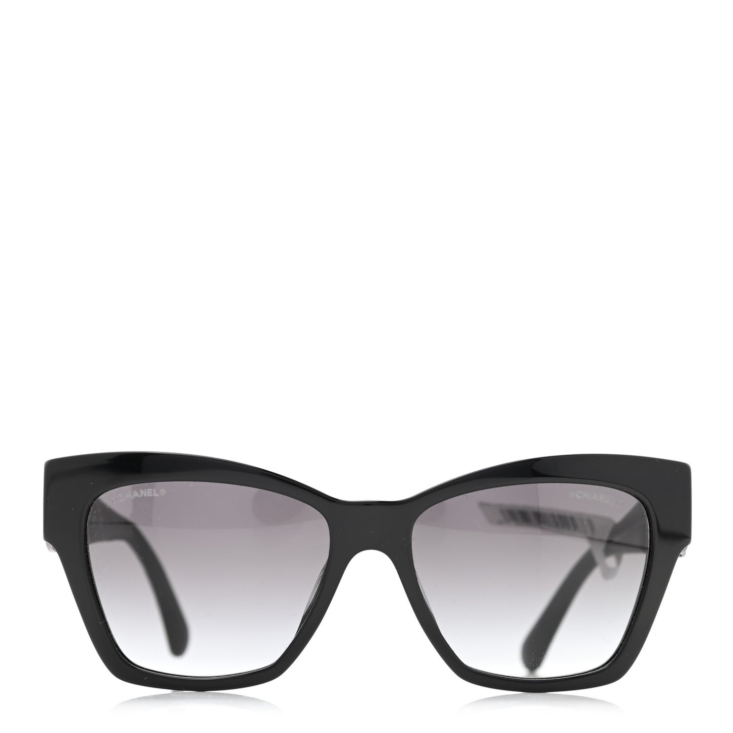Acetate Square CC Sunglasses 5456 Black