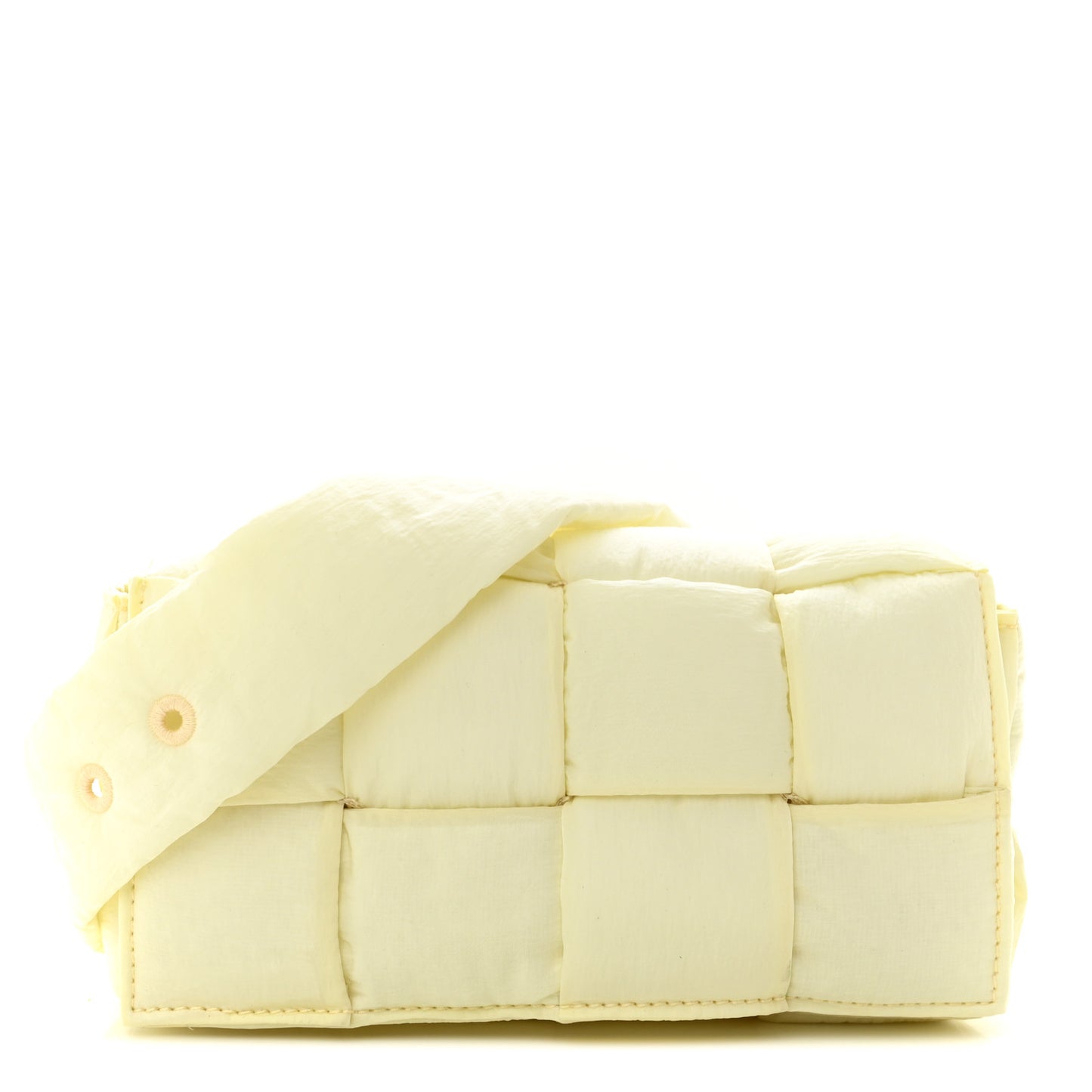 Nylon Intrecciato Padded Tech Mini Cassette Belt Bag Zest Washed