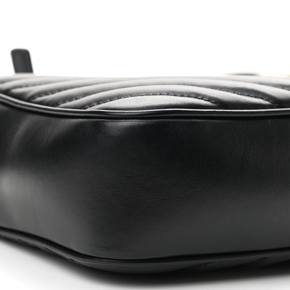 Saint Laurent Calfskin Matelasse Monogram Lou Camera Bag Black 9 of 10