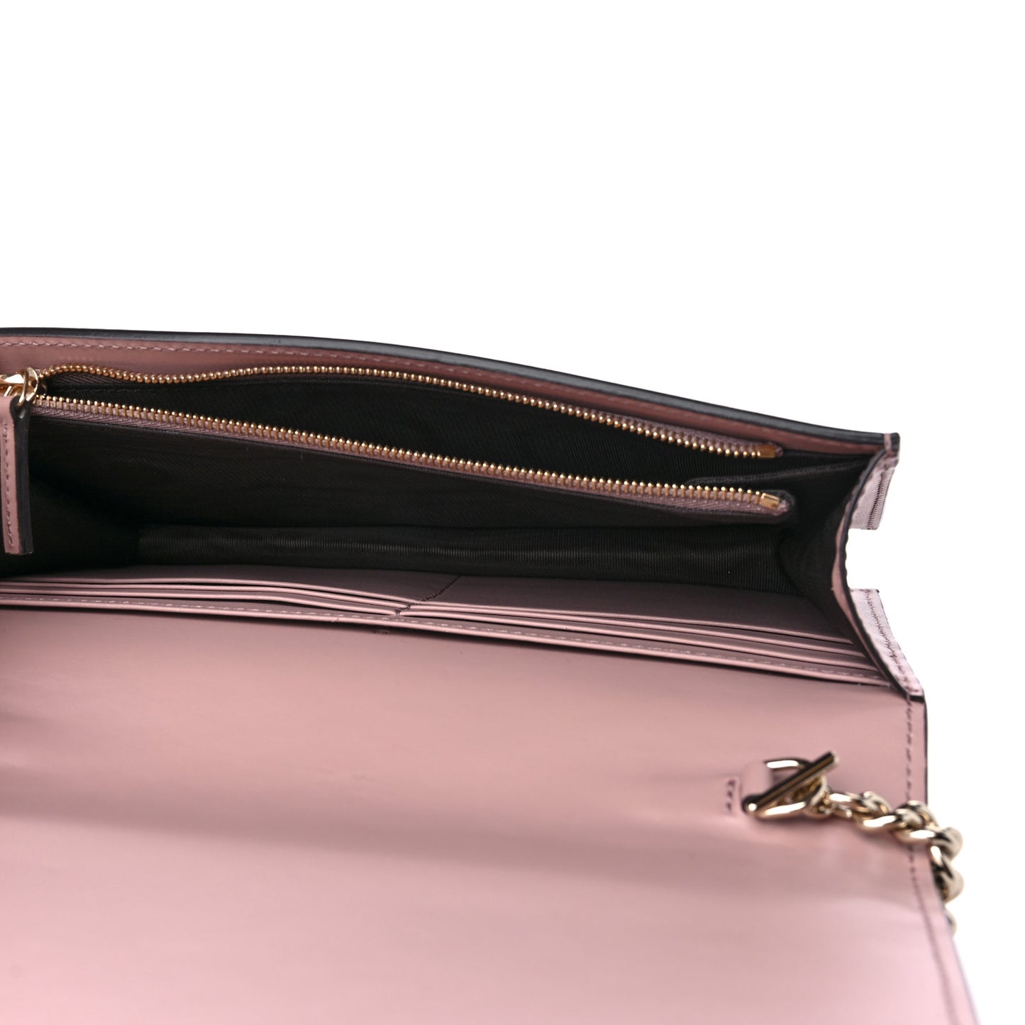 Guccissima Signature Bowy Chain Wallet Dark Cipria