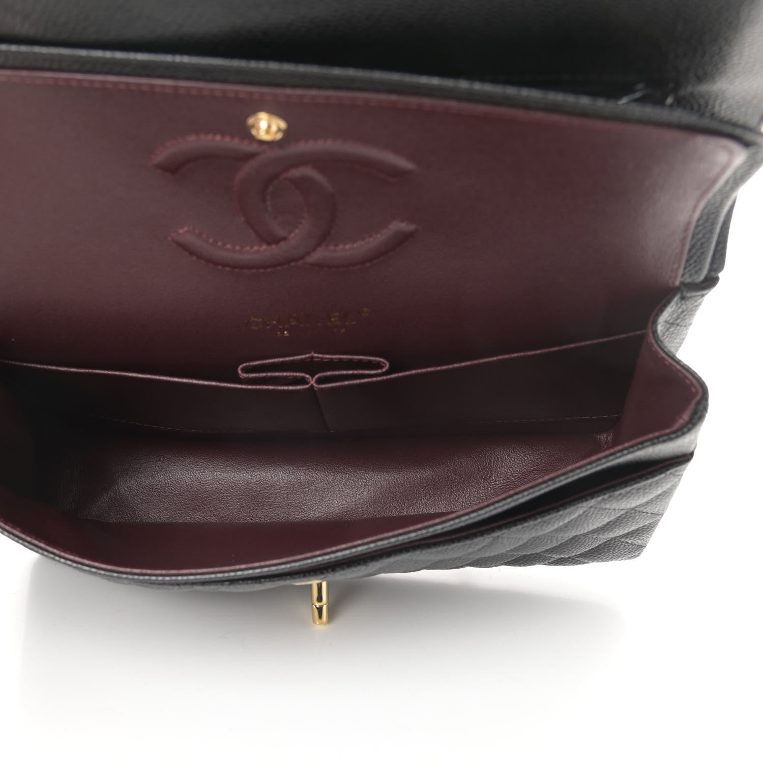 Chanel Caviar Quilted Medium Double Flap Black 5 of 11