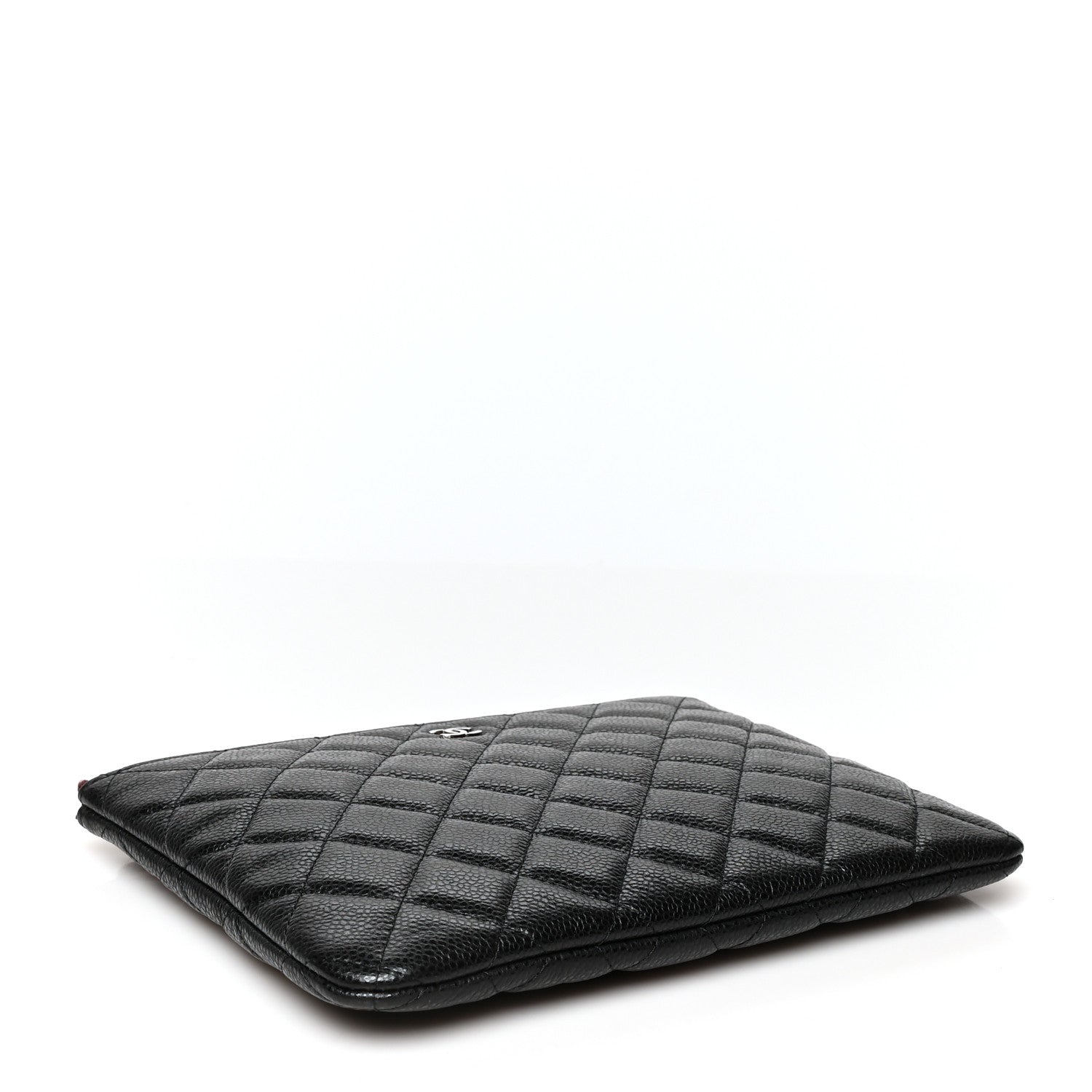 Chanel Caviar Quilted Cosmetic Case Black 4 of 8