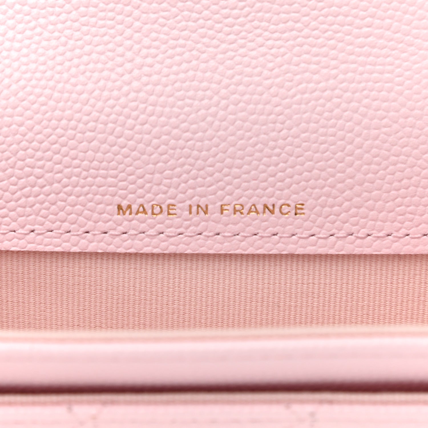 Chanel Caviar Quilted Flap Card Holder Wallet Light Pink 6 of 11