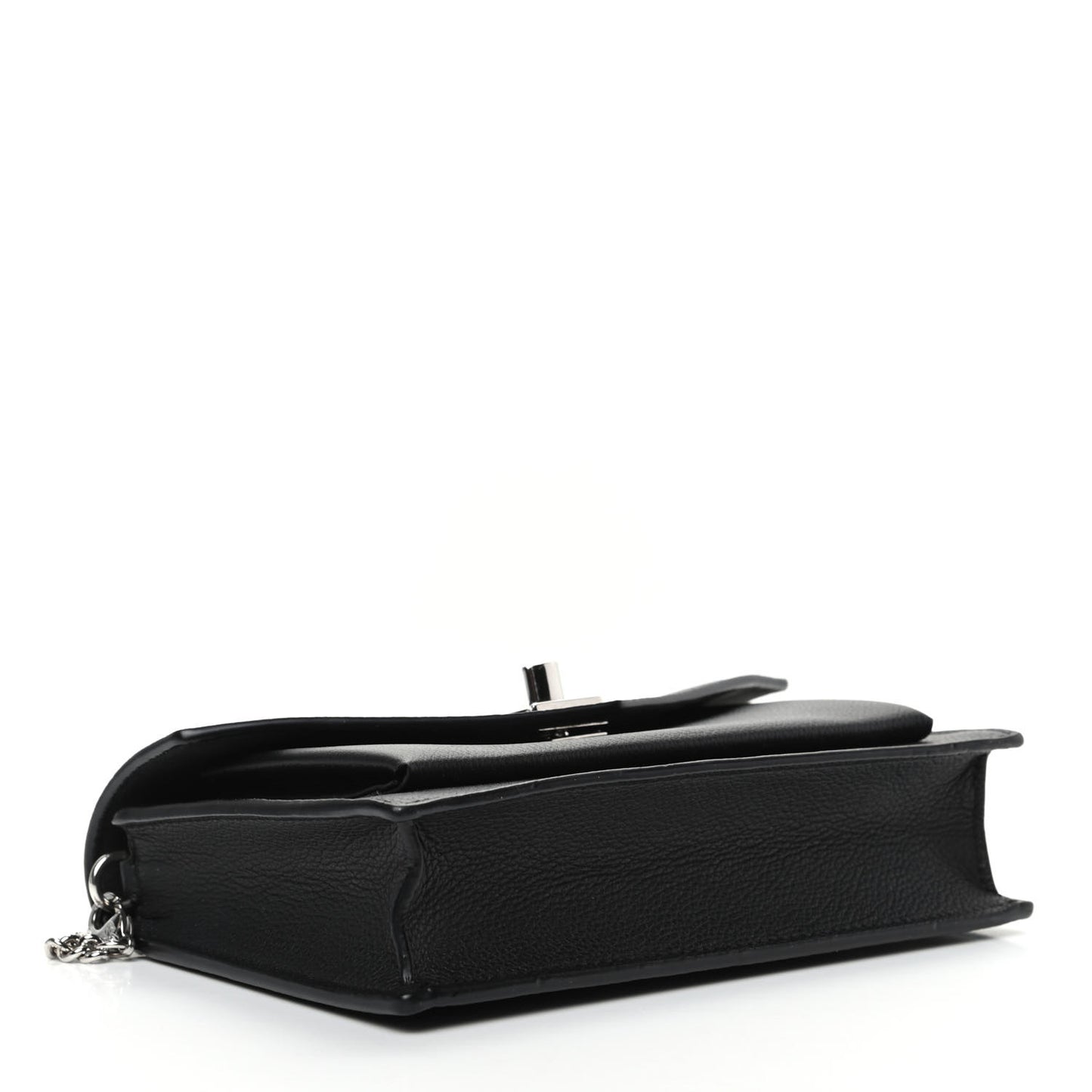 Soft Calfskin My Lockme Chain Pochette Black