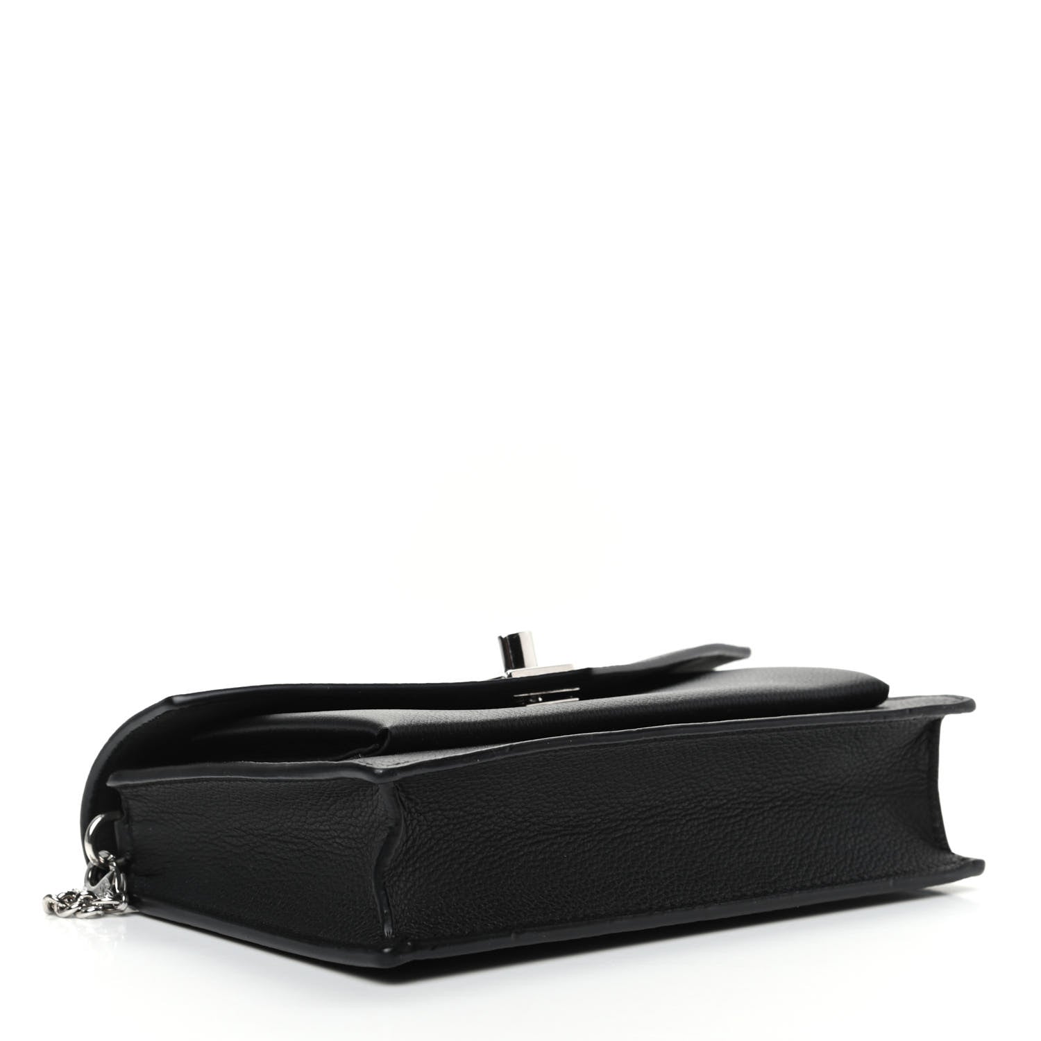 Louis Vuitton Soft Calfskin My Lockme Chain Pochette Black 4 of 8