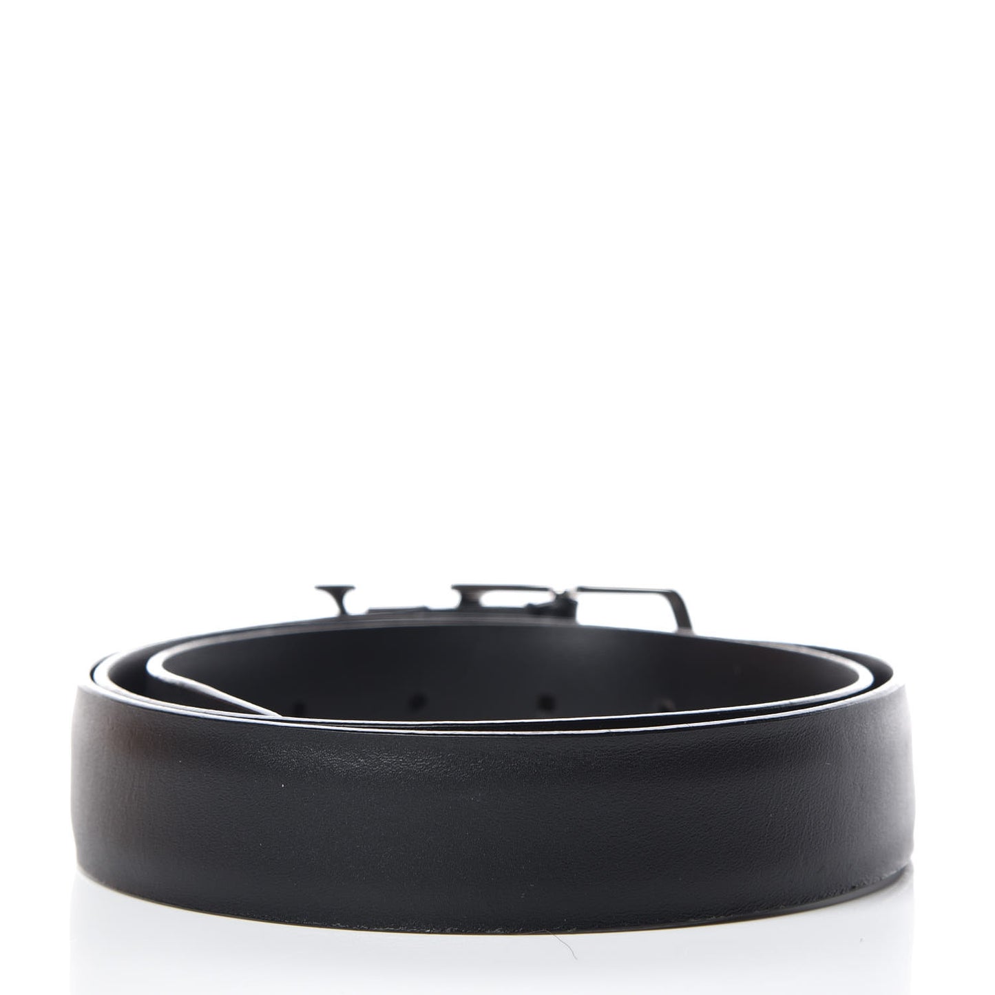 Calfskin 30mm Neogram LV Belt 90 36 Black