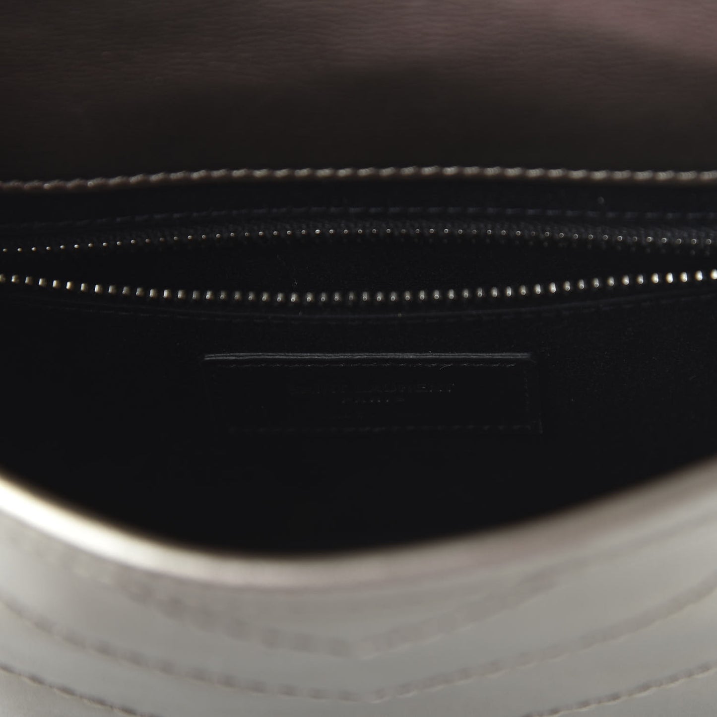 Metallic Calfskin Matelasse Monogram Niki Chain Wallet Platinum