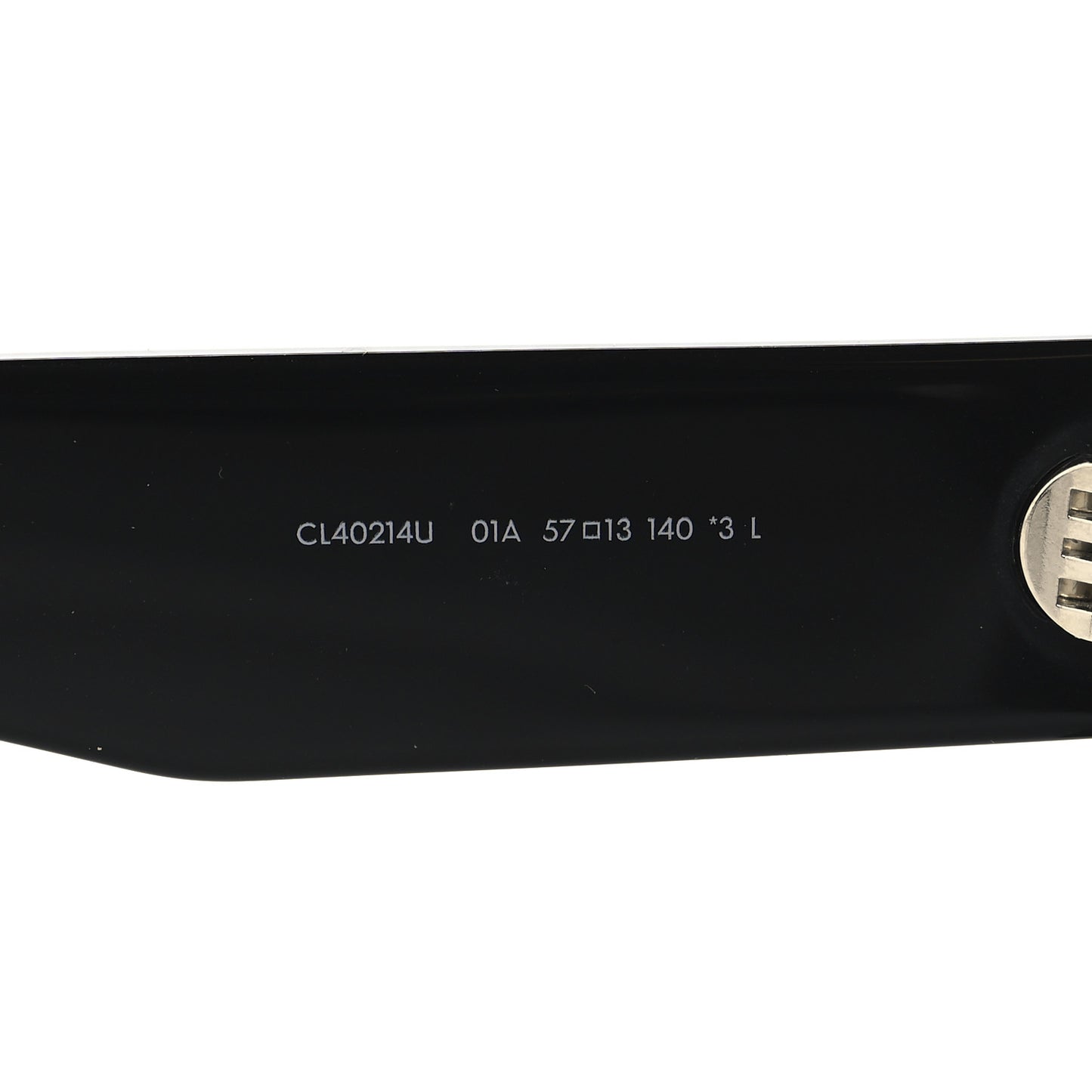 Acetate Monochroms Square Sunglasses CL40214U Black
