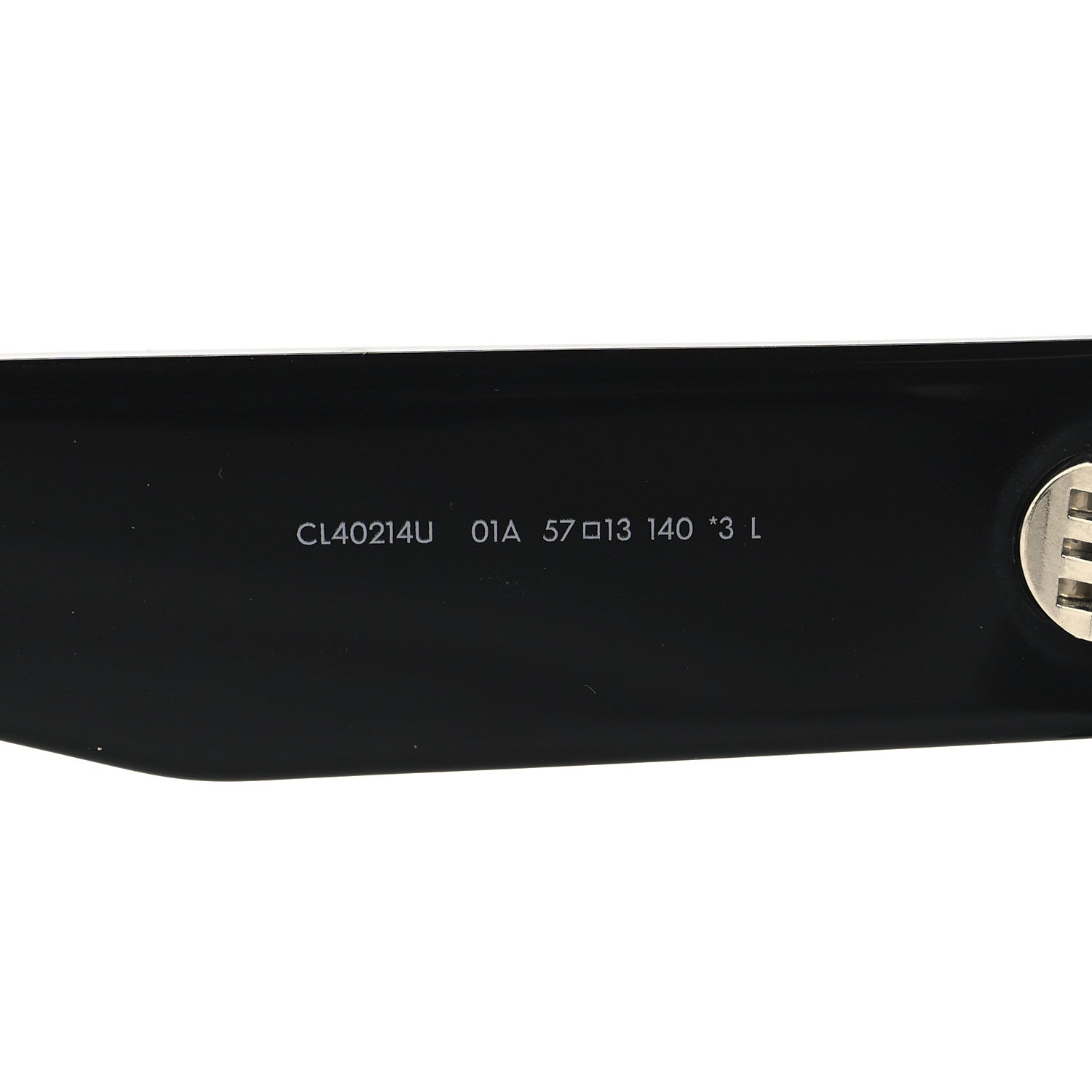 Celine Acetate Monochroms Square Sunglasses CL40214U Black 6 of 7