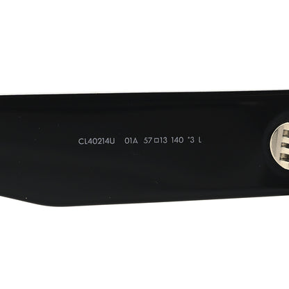 Celine Acetate Monochroms Square Sunglasses CL40214U Black 6 of 7