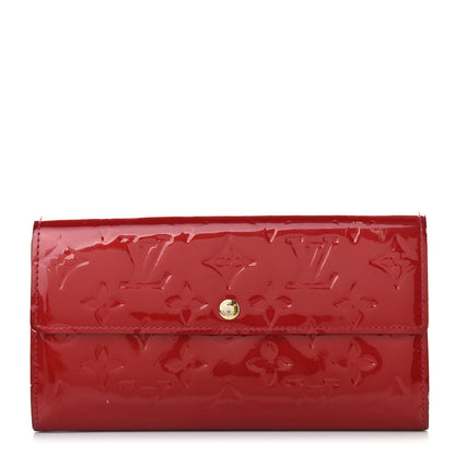 Louis Vuitton Vernis Sarah Wallet Pomme D'Amour 1 of 9