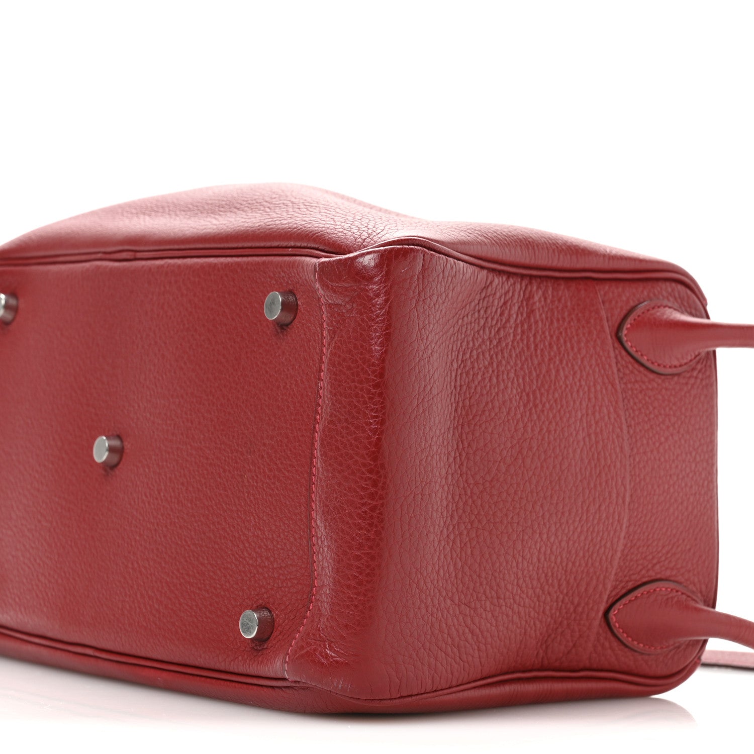 Hermes Taurillon Clemence Lindy 30 Rouge Vif 10 of 12