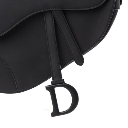 Christian Dior Ultra Matte Calfskin Saddle Bag Black 13 of 14